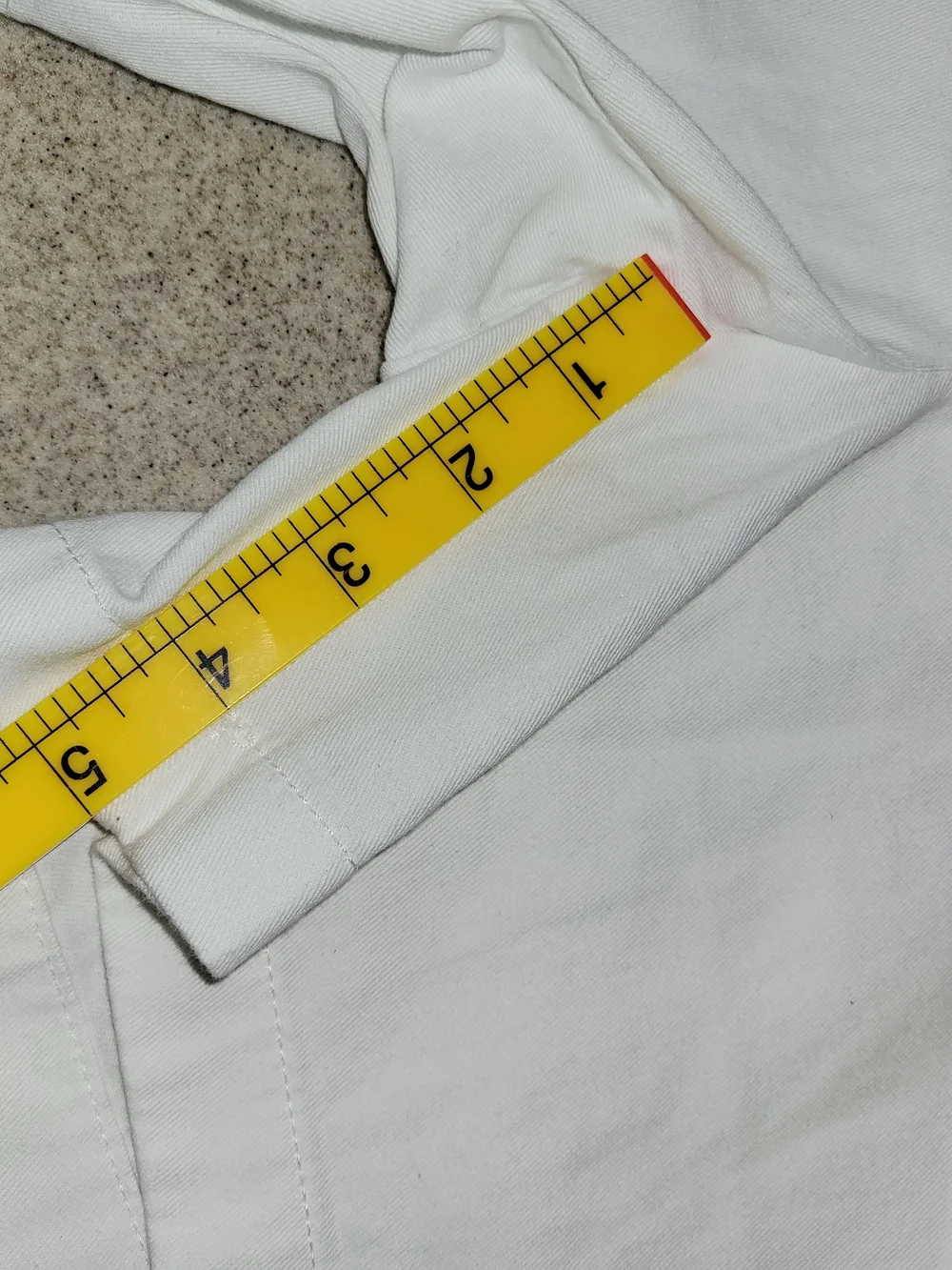 J. Crew White Cotton Casual Shorts Size 4 - Picture 6 of 8